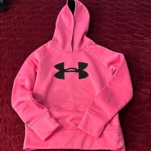 Under Armour Pink and Black Hoodie